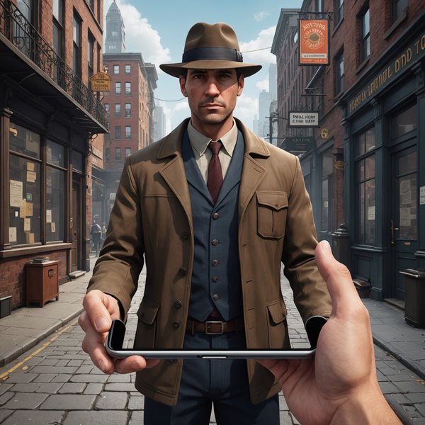 Comment un jeu d'enquête policière peut-il utiliser des mécaniques de réalité augmentée pour résoudre des mystères?